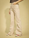 Flying Machine Women High Rise Extreme Flared Jeans