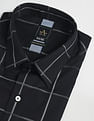 Arrow Newyork Windowpane Check Slim Fit Shirt