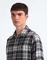 Flying Machine Tartan Check Relaxed Overshirt