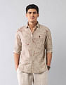 U.S. Polo Assn. Denim Co. Tropical Printed Poplin Regular Fit Shirt