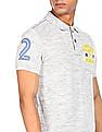 U.S. Polo Assn. Denim Co. Cotton Blend Heathered Polo Shirt