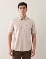 Arrow Sport Grid Tattersall Checked Regular Fit Shirt