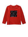 U.S. Polo Assn. Kids Boys Cotton Flip Sequin T-Shirt