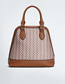 U.S. Polo Assn. Women Geometric Print Structured Handbag