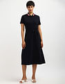 Tommy Hilfiger Global Stripe Midi Polo Dress