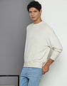 Calvin Klein Crew Neck Towelling Sweatshirt