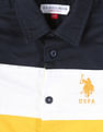 U.S. Polo Assn. Kids Boys Iconic Colour Block Shirt