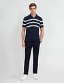 Arrow Sport Horizontal Striped Regular Polo Shirt