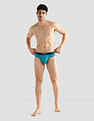 USPA Innerwear Elasticized Waist Printed I615 Briefs - Pack Of 2