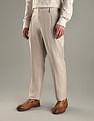 Tommy Hilfiger Regular-Fit Self-Design Mid Rise Trouser