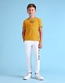 U.S. Polo Assn. Kids Boys Brand Printed Regular Fit T-Shirt