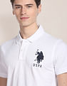 U.S. Polo Assn. Compact Cotton Logo Polo Shirt