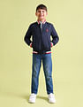 U.S. Polo Assn. Kids Reversible Zip Up Bomber Jacket