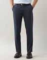 Arrow Mid Rise Smart Flex Dobby Trousers