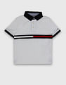 Tommy Hilfiger Kids Boys Logo Regular-Fit Cotton Polo T-Shirt