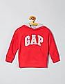 GAP Toddler Boy Red Appliqued Hooded Sweatshirt