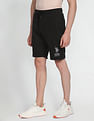 U.S. Polo Assn. Denim Co. Mid Rise Knitted Solid Shorts