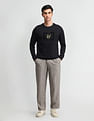 Arrow Newyork Typographic Printed Regular Fit Sweatshirt