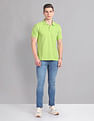 AD by Arvind Embroidered Logo Profound Polo Shirt