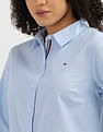 Tommy Hilfiger Solid Oxford Relaxed Fit Shirt