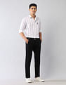 U.S. Polo Assn. Denim Co. Vertical Striped Dobby Regular Fit Shirt
