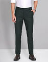 AD by Arvind Tailored Regular Fit Checked Two Piece Suit