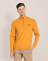 U.S. Polo Assn. High Neck Logo Sweater