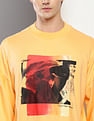 Calvin Klein Layered Photo Print Oversized Sweatshirt