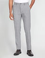Arrow Newyork Tartan Check Dobby Trousers