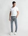 Arrow Sport Slim Fit Geometric Patterned Trousers