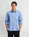 Arrow Sport Vertical Striped Cotton Shirt