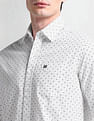 Arrow Sport Geometric Print Slim Fit Shirt