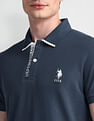 U.S. Polo Assn. Denim Co. Muscle Fit Solid Polo Shirt