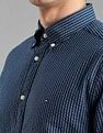 Tommy Hilfiger Striped Regular Fit Plain Woven Shirt