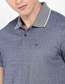 Calvin Klein Blue Solid T-shirt for Everyday Comfort