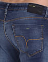 Flying Machine Michael Slim Tapered Stone Wash Jeans