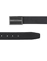 Calvin Klein Leather Inlaid Plaque Saff Belt