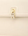 Tommy Hilfiger Solid Cream PU Bag