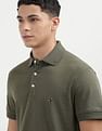 Tommy Hilfiger Solid Logo Slim Fit Polo Shirt