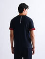 USPA Active Colourblocked Slim Fit T-Shirt