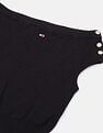 Tommy Hilfiger Slim-Fit Cotton Boat Neck Crop Top