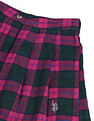 U.S. Polo Assn. Kids Girls Ckecked Pleated Skirt