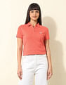 U.S. Polo Assn. Women Regular Fit Solid Polo Shirt