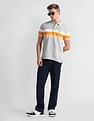 Arrow Sports Pique Knit Heathered Polo Shirt
