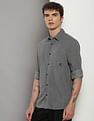 Calvin Klein Slim Fit Vertical Stripe Shirt