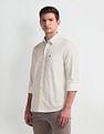 Arrow Sport Geometric Print Manhattan Slim Shirt