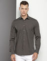 Calvin Klein Brand Print Poplin Shirt