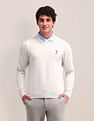U.S. Polo Assn. Textured Printed Sweater