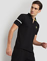 U.S. Polo Assn. Polyester Zipper Sport Polo Shirt