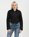 Calvin Klein Jeans Zipped Cotton Long Sleeve Top